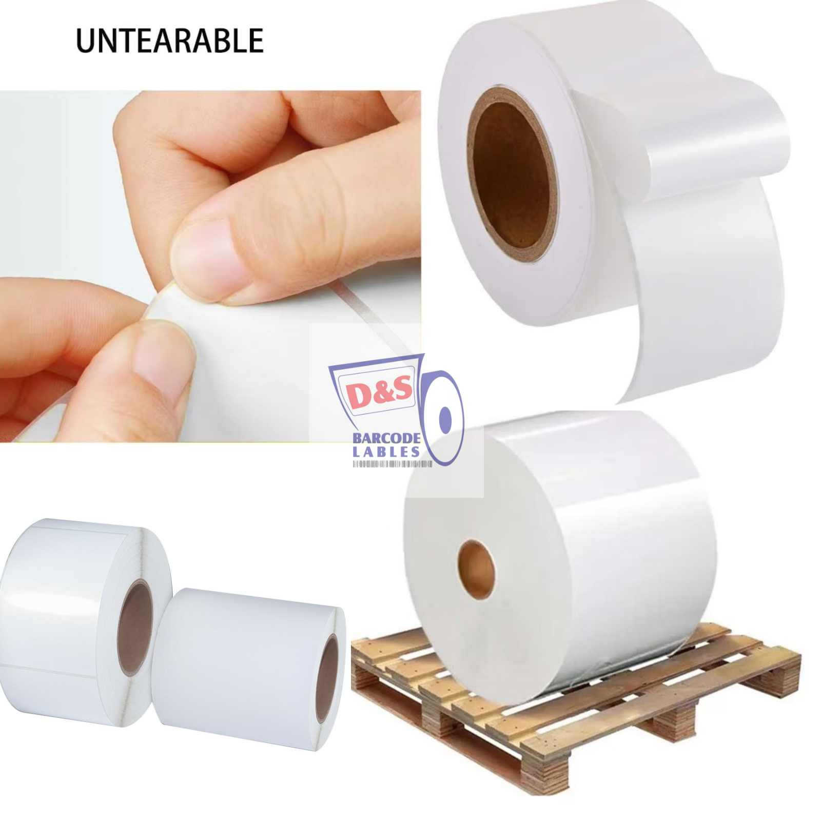 BOPP Glossy Blank Sticker Labels