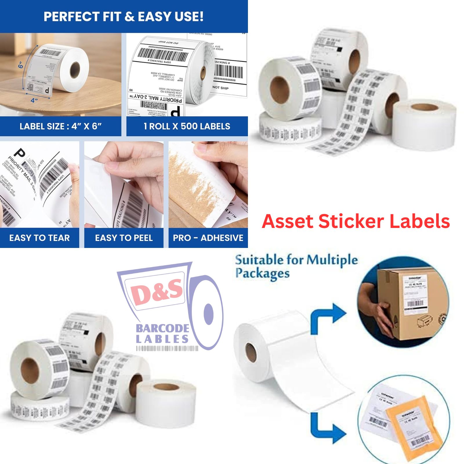 Asset Sticker Labels